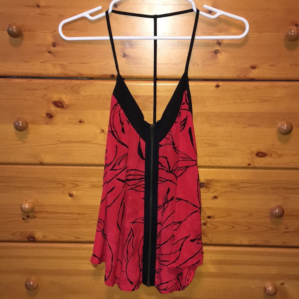 Floral Zipper Urban Outfitters Tank!